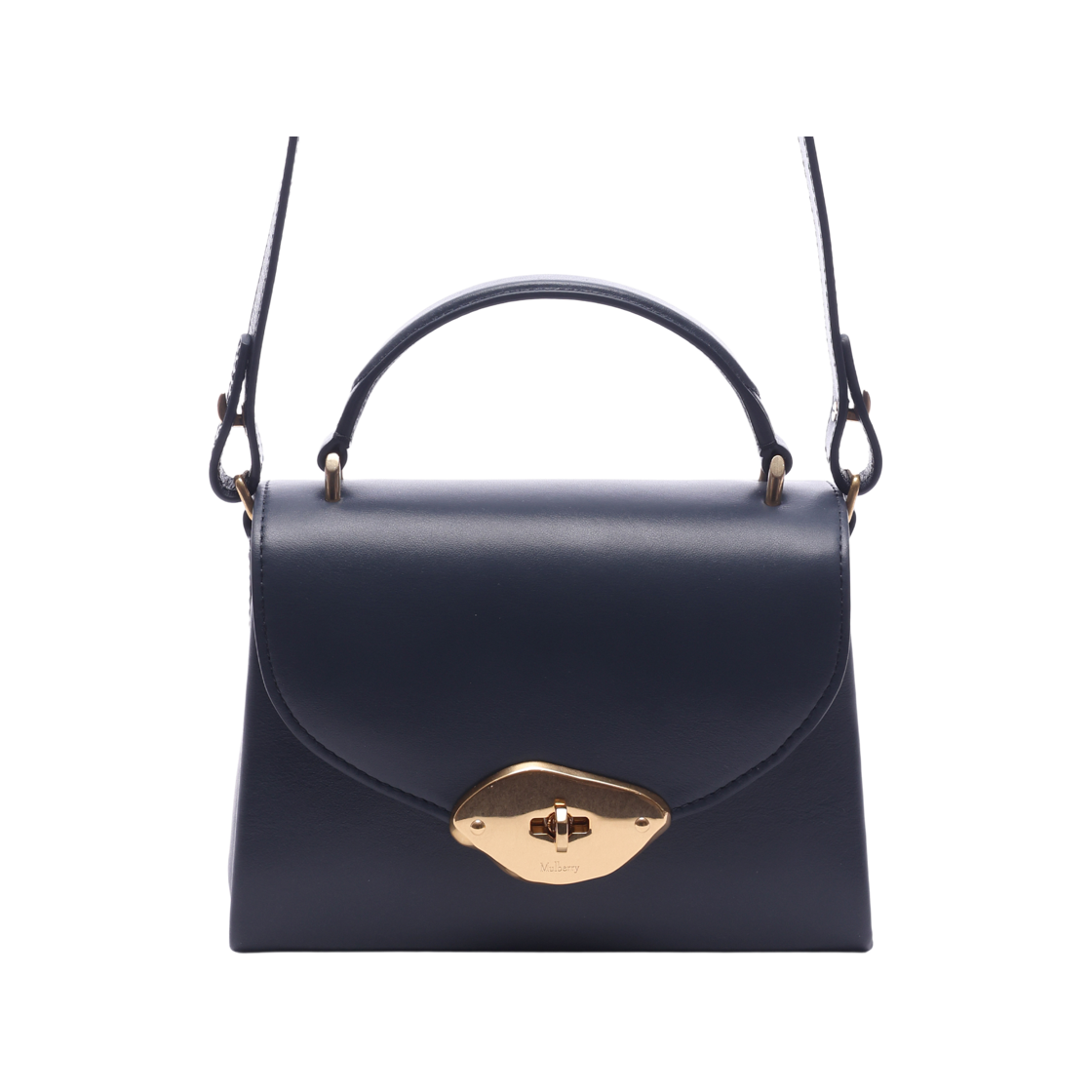 [15% 쿠폰] 멀버리 스몰 라나 토트백 네이비([15% 쿠폰] Mulberry Small Lana Tote Bag Navy) - 2