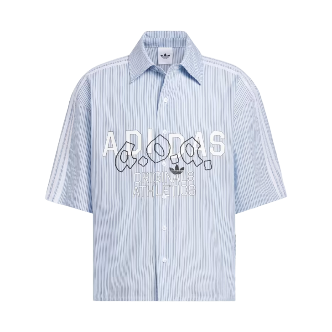 KT7990 Adidas Texas A&M Aggies Originals AOA Button Up Shirt Night Indigo - KR Sizing