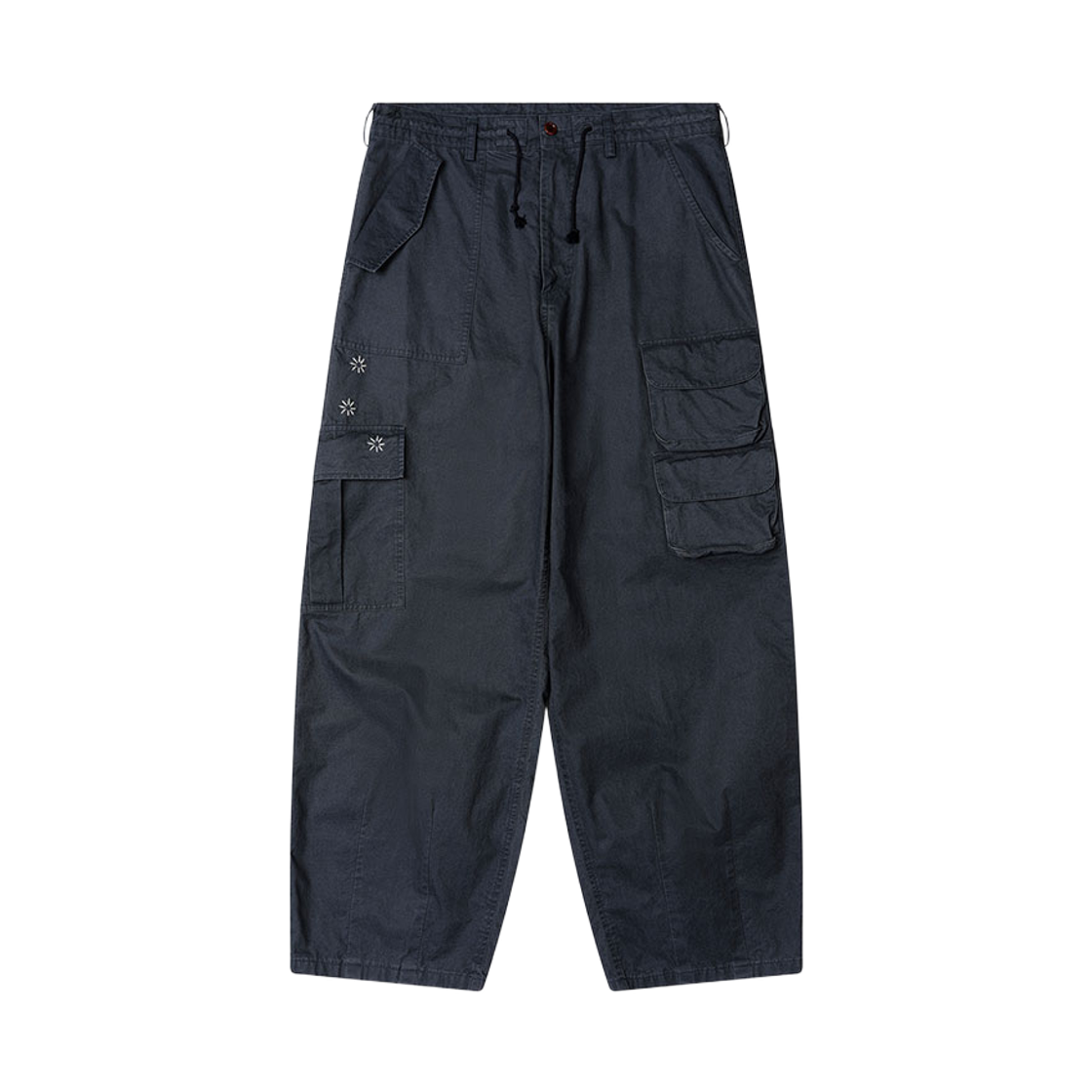 F263PT09 FRITUR Kyoto Cargo Pants Navy_F263PT09