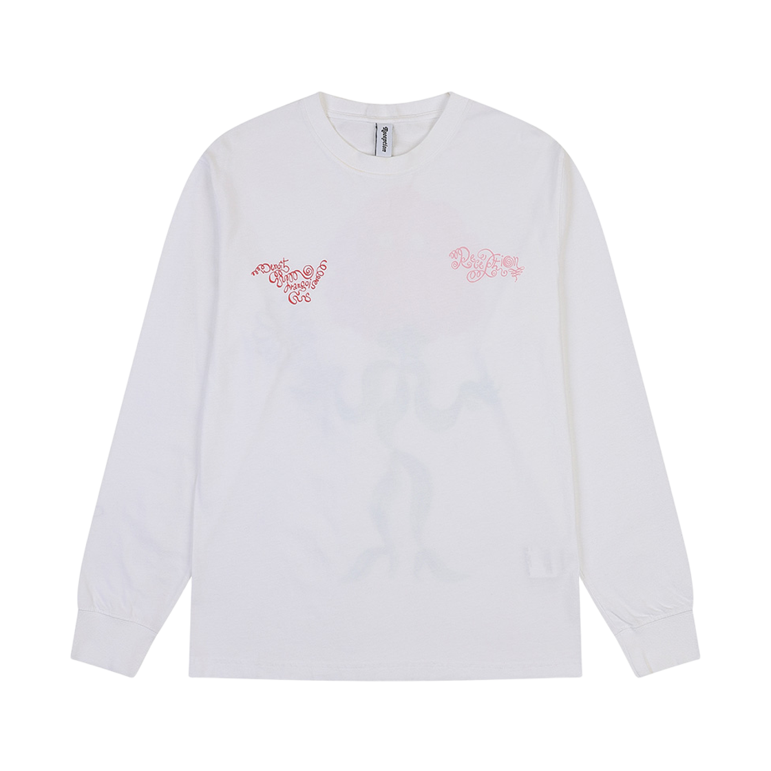 RN4CLS0004WH PEER Reciption LS Tee B-Flower Cotton Single Jersey White