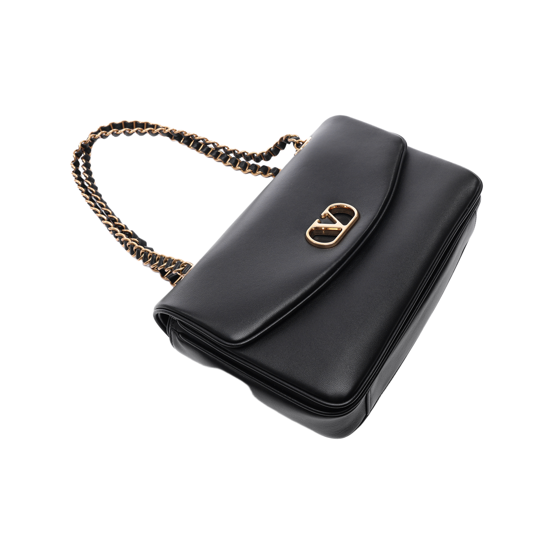 [15% 쿠폰] 발렌티노 가라바니 주나 미디움 체인 백 나파 레더 블랙([15% 쿠폰] Valentino Garavani Djuna Medium Chain Bag in Nappa Leather Black) - 5