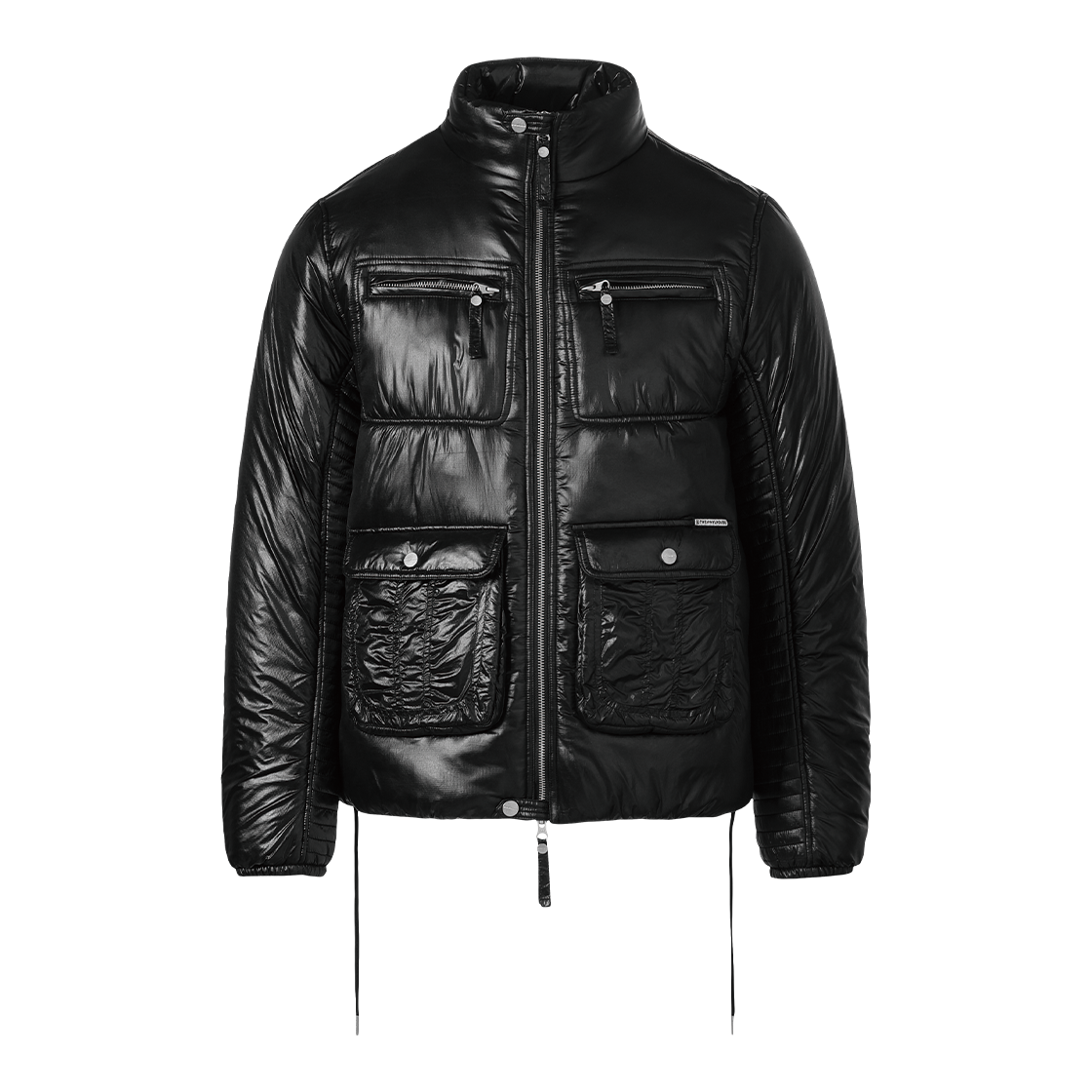 VH2GFUB963ABK Thevinylhouse Utility High Neck Light Jacket Black