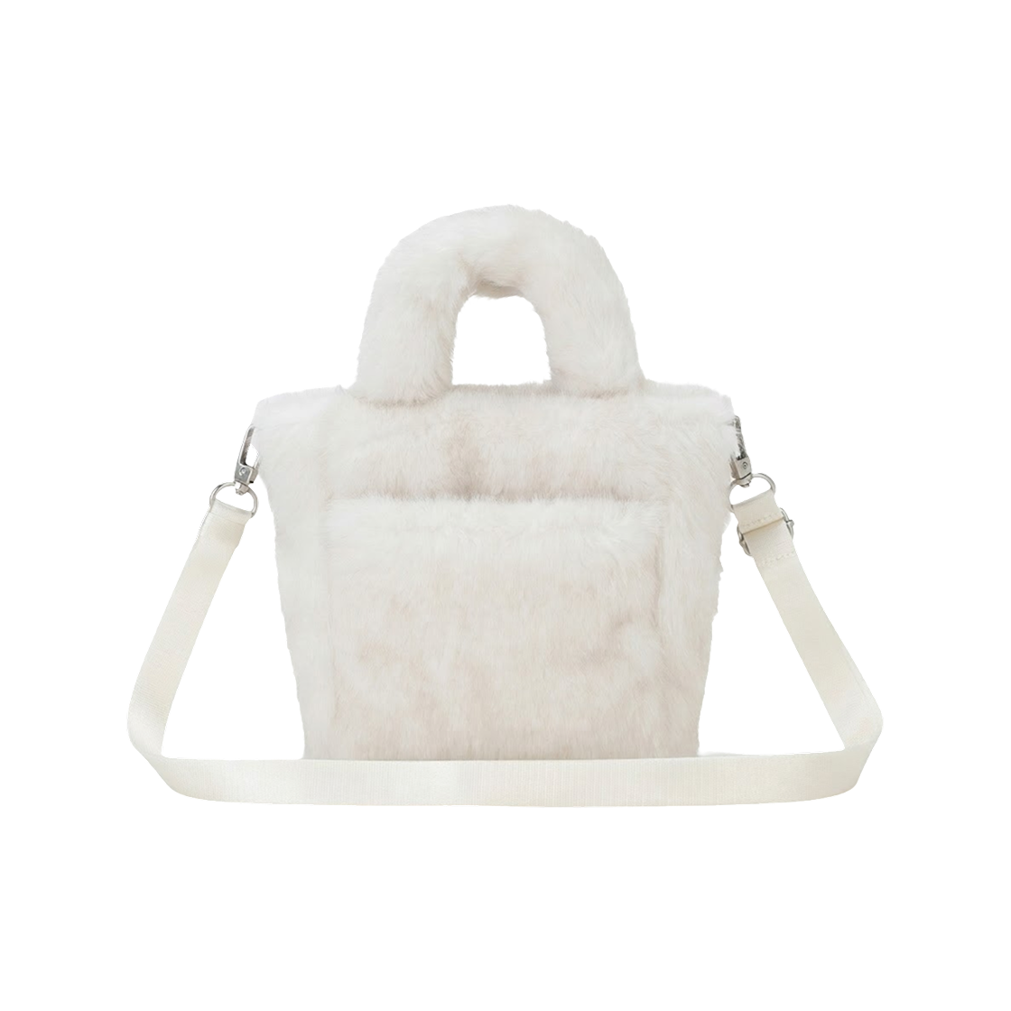 노스페이스 화이트 라벨 엘라 토트백 미니 퍼 아이보리 - 26FW(The North Face White Label Ella Tote Bag Mini Fur Ivory - 26FW) - 2