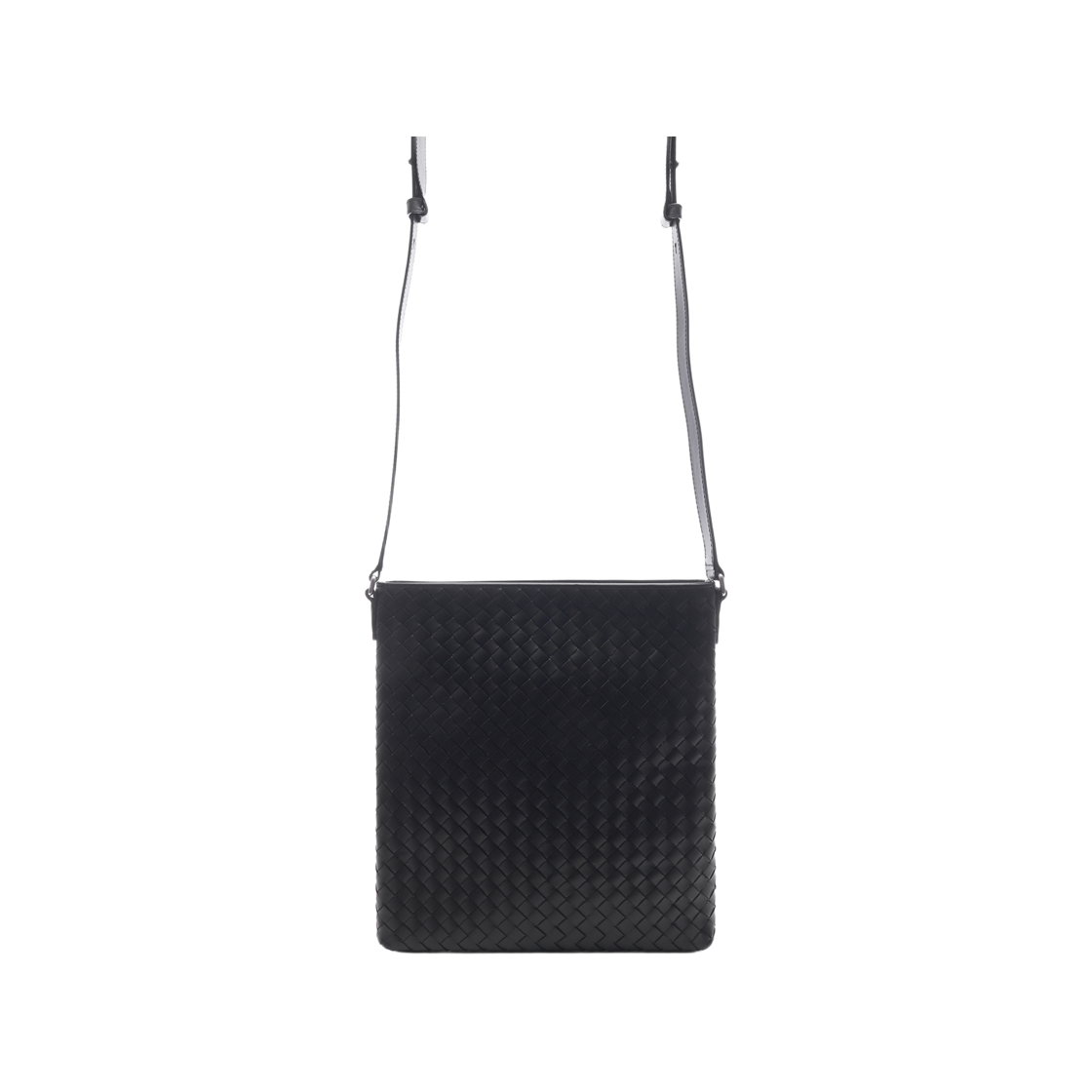 [15% 쿠폰] 보테가 베네타 인트레치아토 미디움 메신저백 블랙([15% 쿠폰] Bottega Veneta Intrecciato Medium Messenger Bag Black) - 4