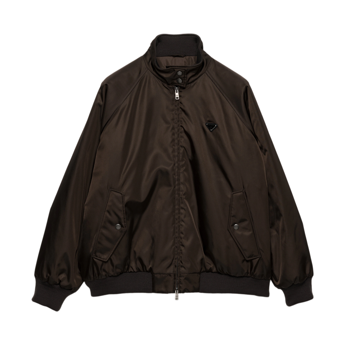 292389-1WQ8-F0324 (W) Prada Re-Nylon Blouson Jacket Cocoa Brown