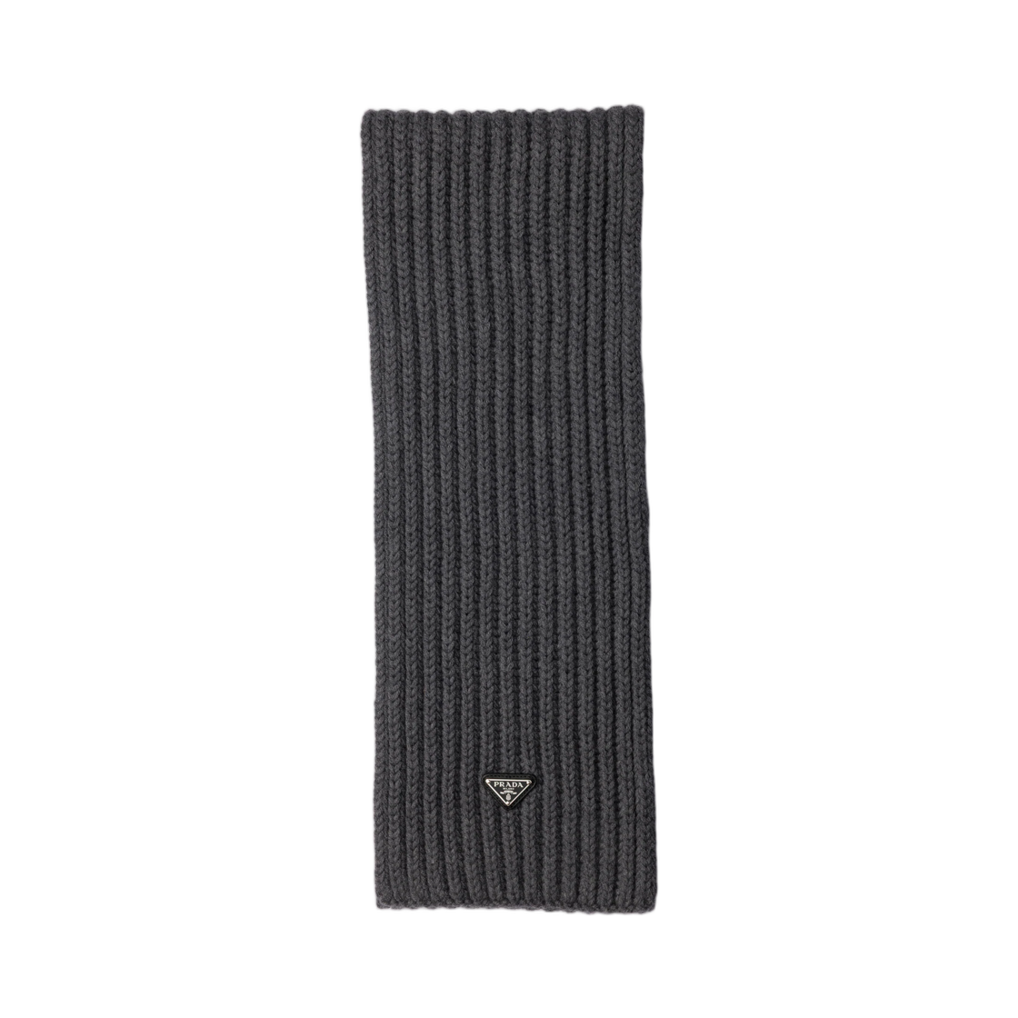 2FS137-2DZL-F0480 Prada Wool Scarf Slate Gray