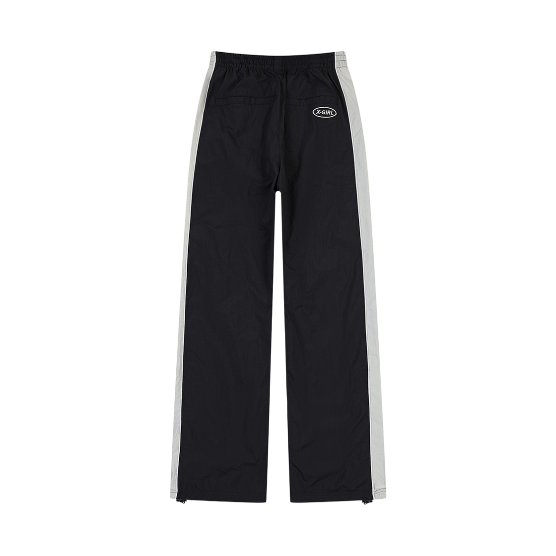 피어 엑스걸 바이컬러 팬츠 블랙(PEER X-girl Bicolor Pants Black) - 2