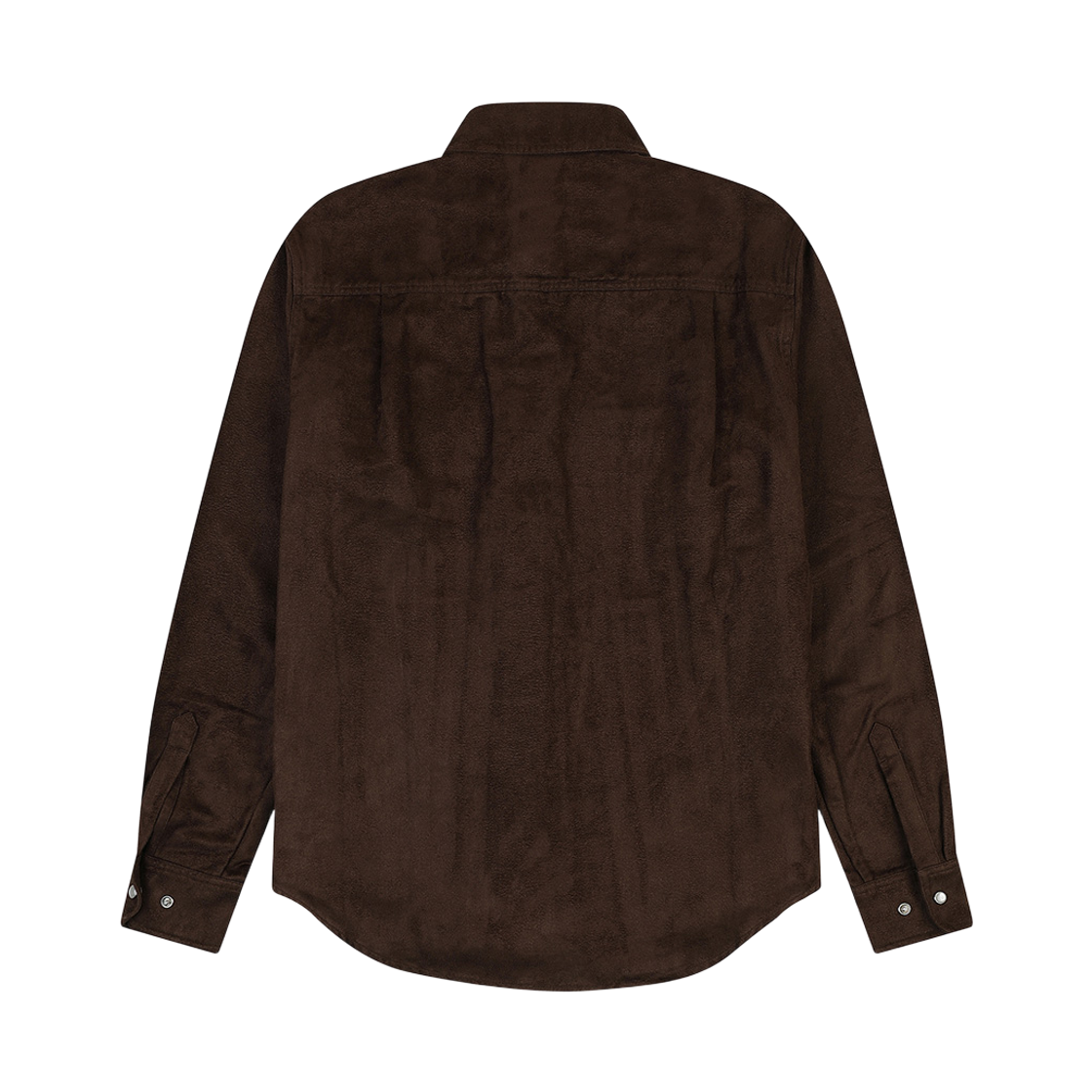 피어 벌스데이수트 코튼 스웨이드 사파리 셔츠 브라운(PEER Birthdaysuit Cotton Suede Safari Shirts Brown) - 2