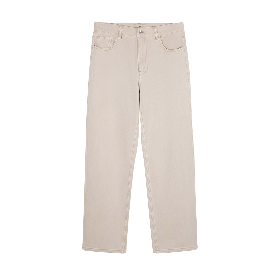 TNPA6F116I2 TNGT Lot.872 Straight Pigment Dyed Denim Pants Washed Beige