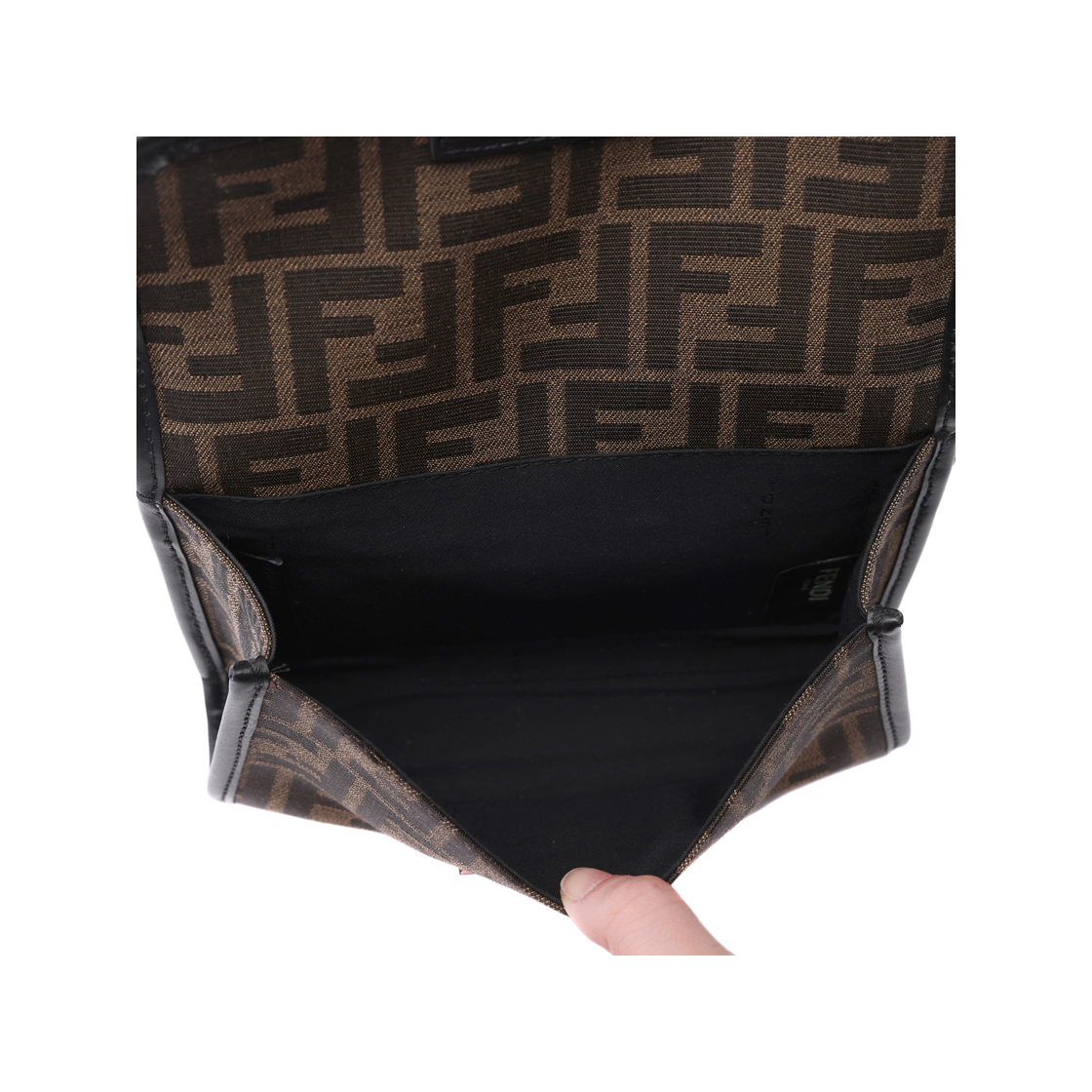[15% 쿠폰] 펜디 더블 바게트 FF 자카드 백 브라운([15% 쿠폰] Fendi Double Baguette FF Jacquard Bag Brown) - 6