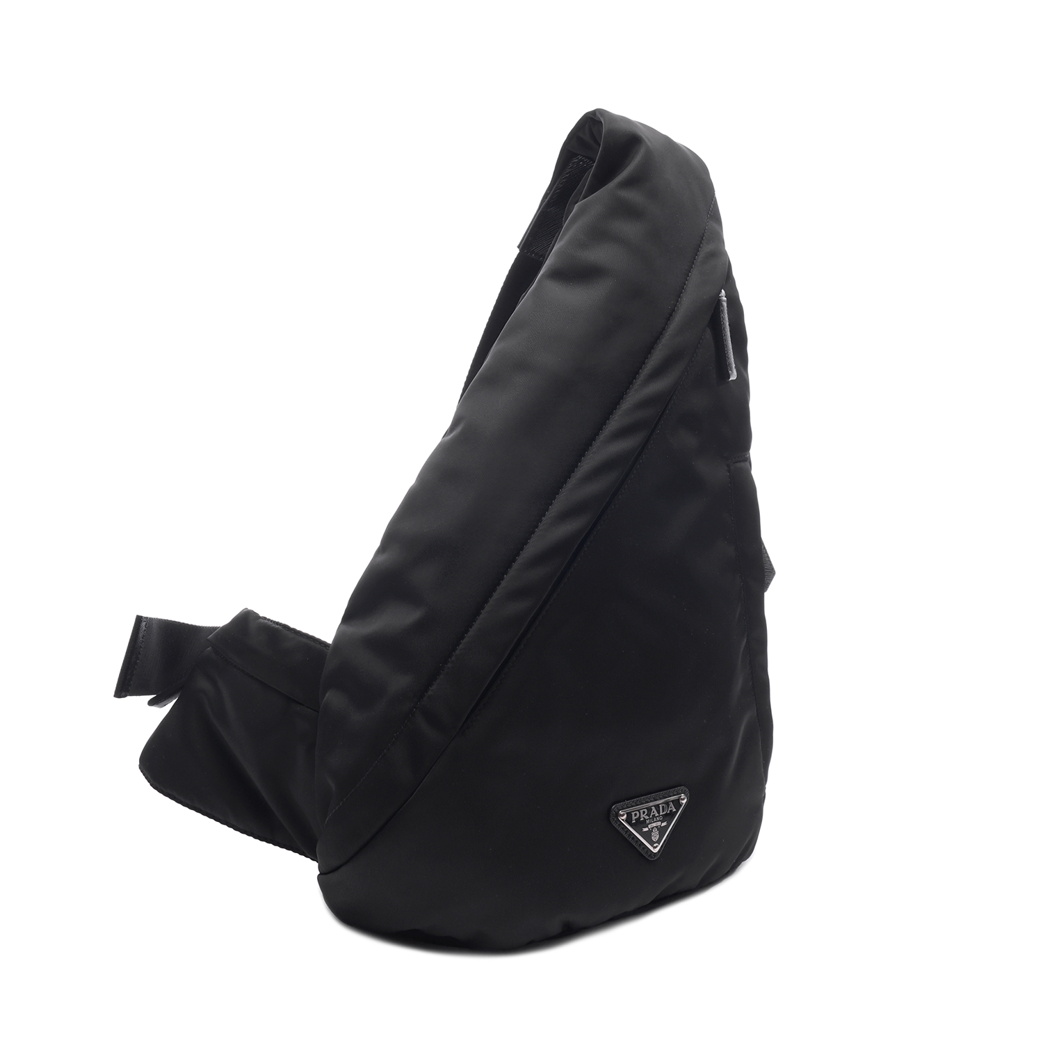 [15% 쿠폰] 프라다 리나일론 앤 레더 백팩 블랙([15% 쿠폰] Prada Re-Nylon and Leather Backpack Black) - 3