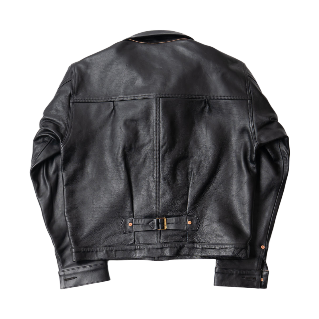 본쿠라 레더 재킷 1st 블랙(Boncoura Leather Jacket 1st Black) - 2