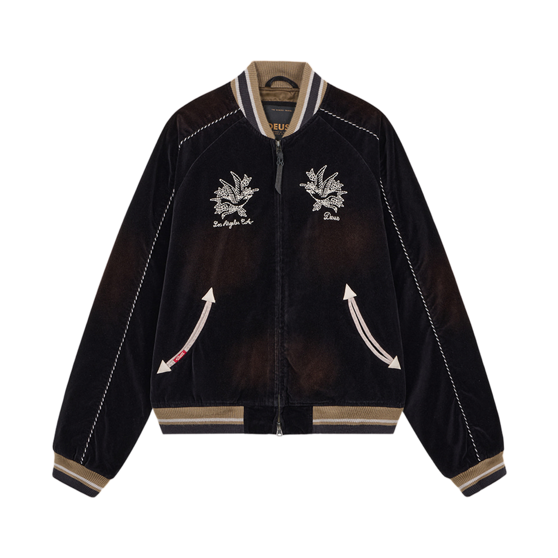 - Deus Ex Machina Velourity Souvenir Jacket Black