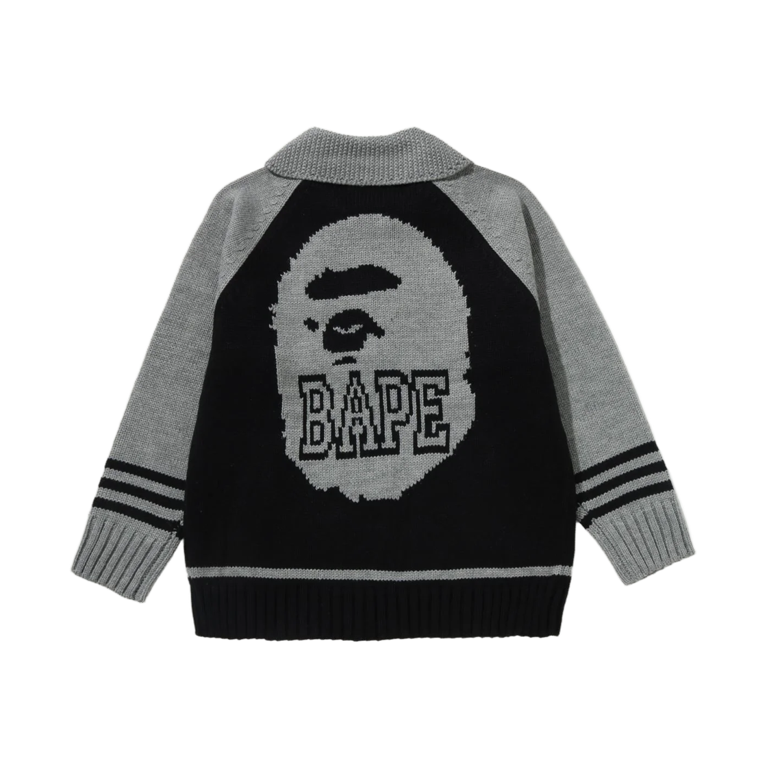 베이프 코위찬 스웨터 블랙(BAPE Cowichan Sweater Black) - 2