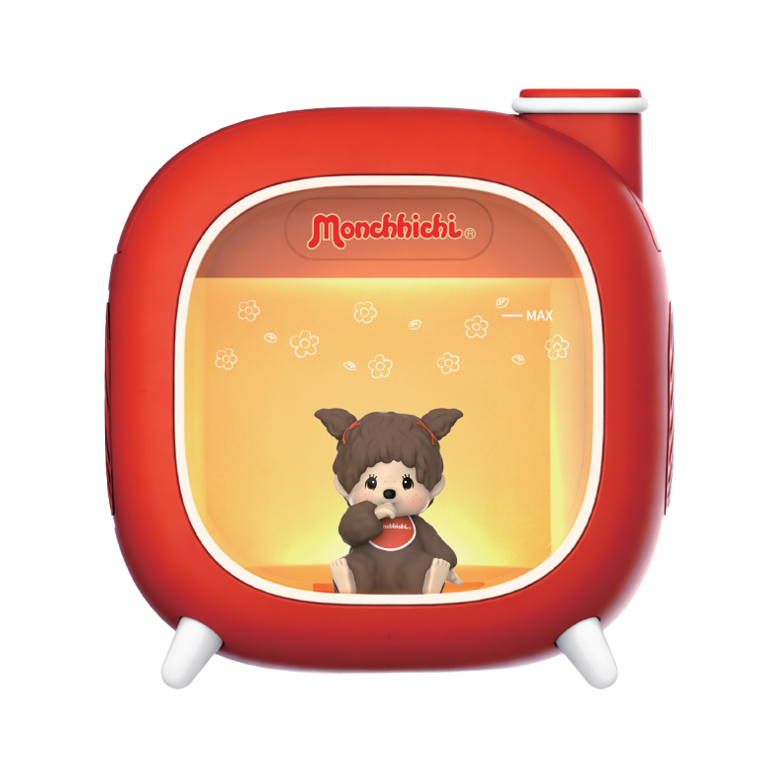 로이체 몬치치 피규어 LED 무드등 충전식 저소음 듀얼 초음파 가습기(Royche Monchhichi Figure LED Mood Light Rechargeable Low Noise Dual Ultrasonic Humidifier) - 1