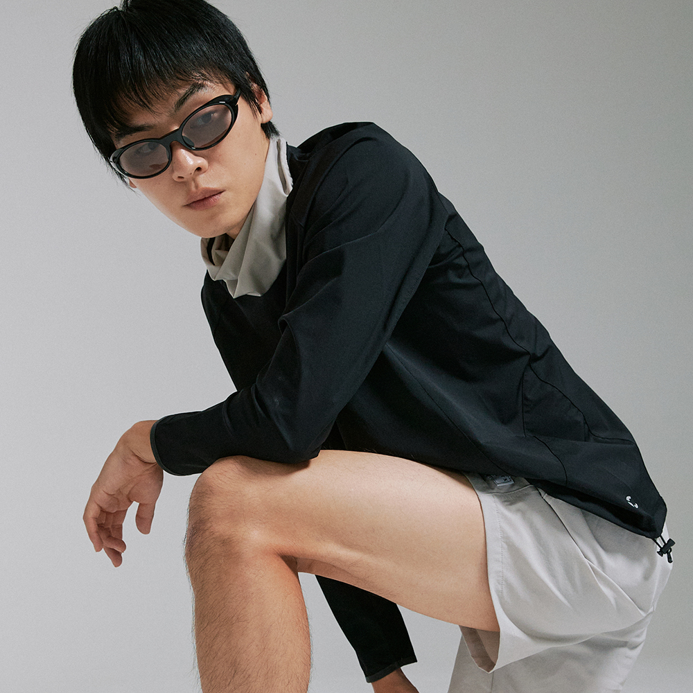 챕터엑스 퀵 드라이 커버드 레이어 블랙(Chapter.X Quick-Dry Covered Layer Top Black) - 6