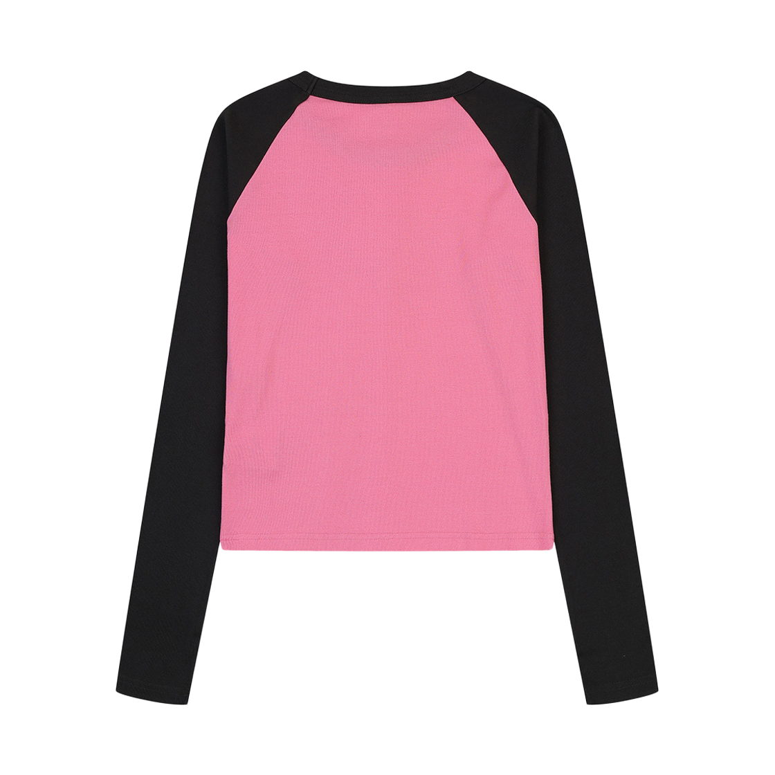 피어 엑스걸 라인스톤 스크립트 로고 롱 슬리브 래글런 베이비 티 핑크(PEER X-girl Rhinestone Script Logo L/S Raglan Baby Tee Pink) - 2