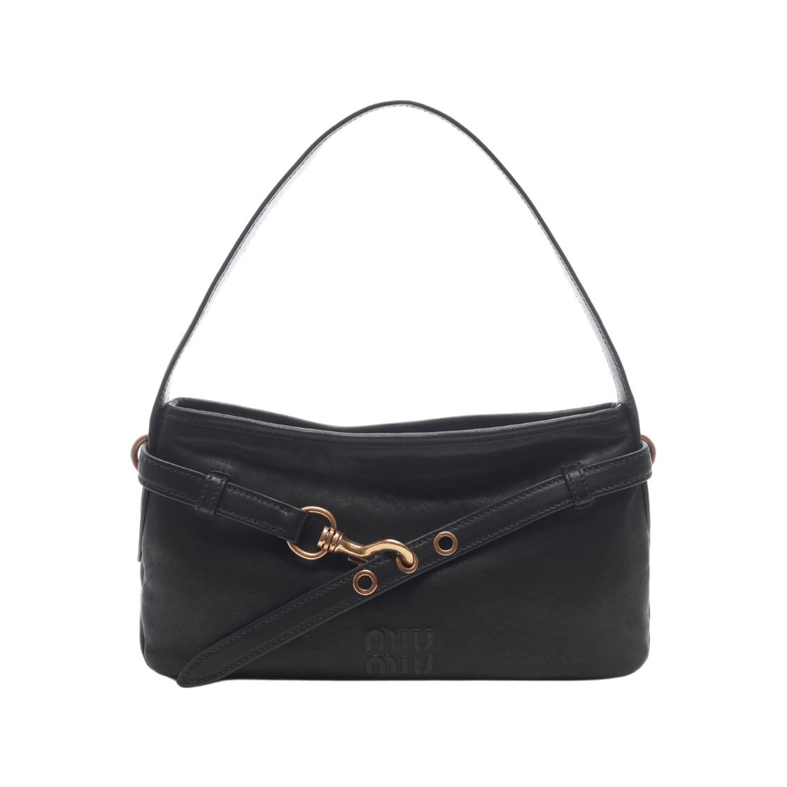 5BC182 2BBL F0002 V OOO [15% 쿠폰] Miu Miu Aventure Nappa Leather Bag Black