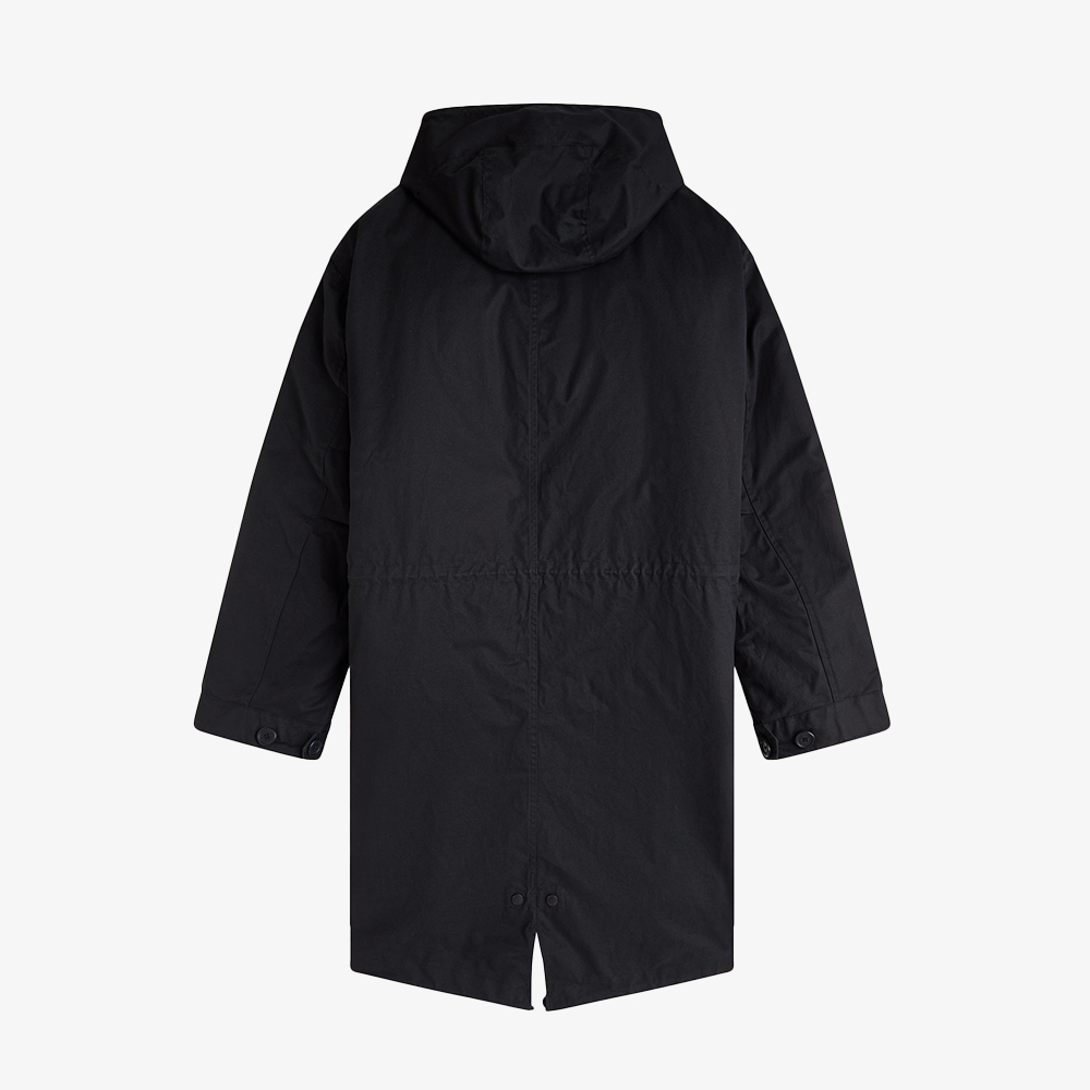 프레드페리 오버사이즈드 하모나이즈드 파카 블랙(Fred Perry Oversized Harmonised Parka Black) - 2