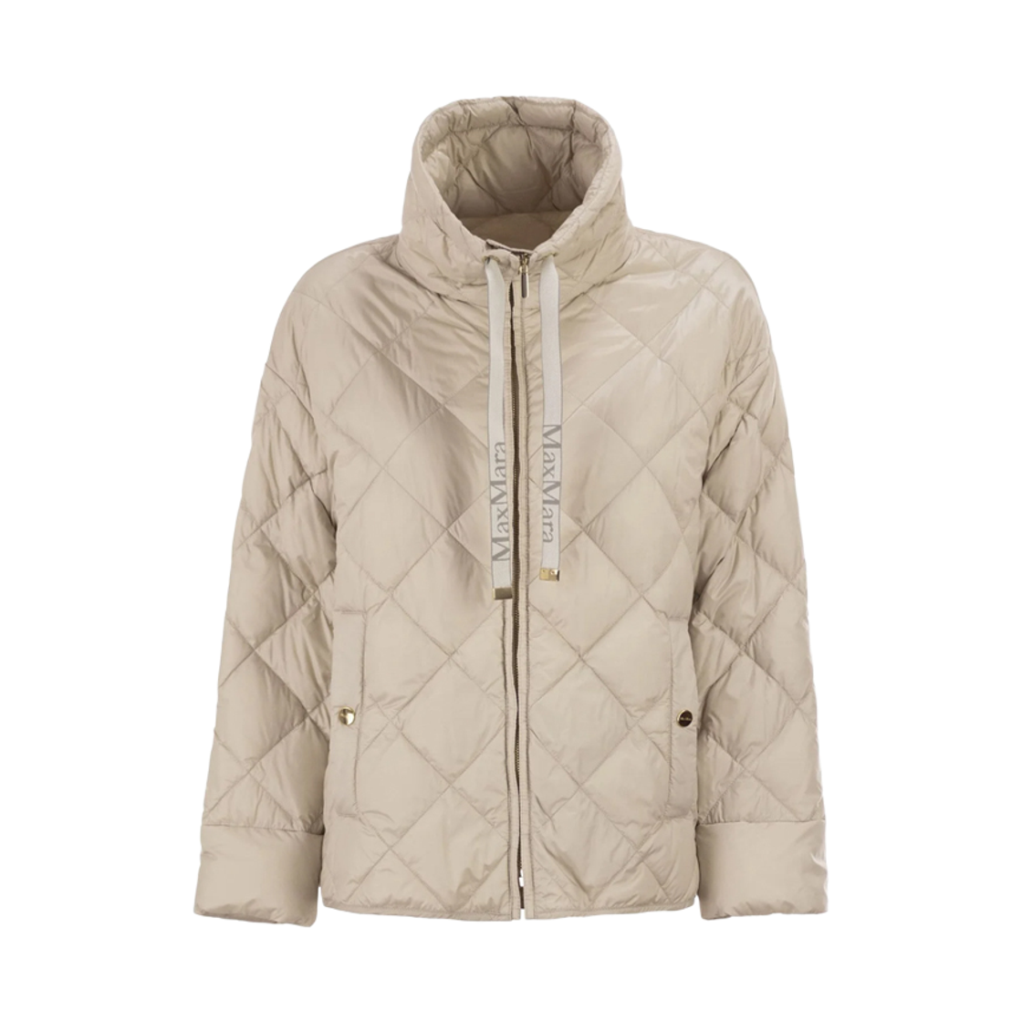 2619481114 031 [15% 쿠폰] Max Mara Pisoft Drawstring Quilted Padded Jacket Sand
