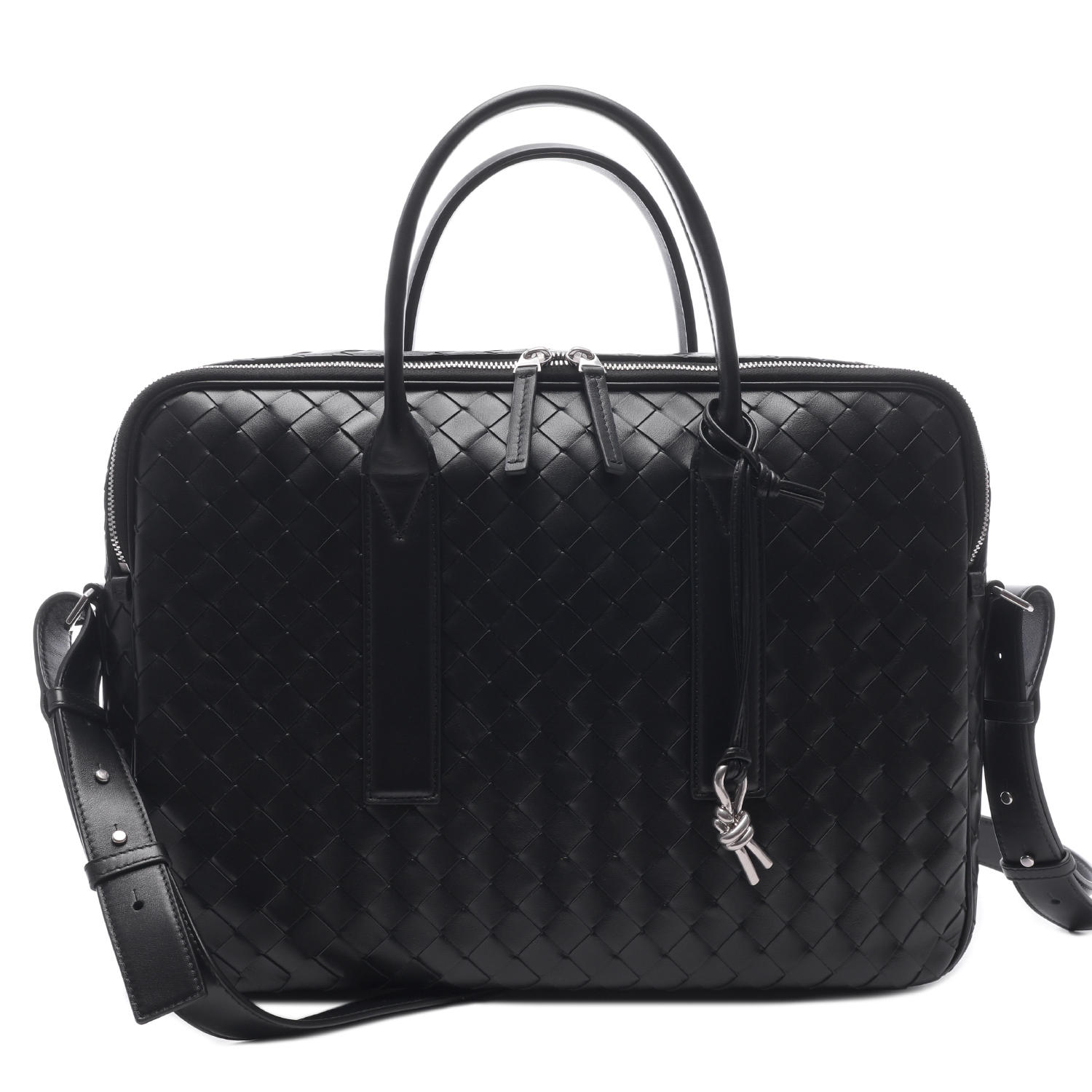 [15% 쿠폰] 보테가 베네타 겟어웨이 라지 브리프케이스 블랙([15% 쿠폰] Bottega Veneta Getaway Large Briefcase Black) - 2