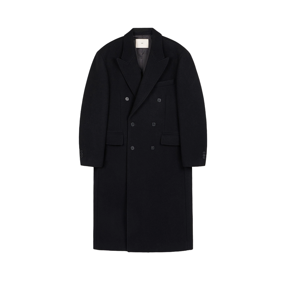 TNCO6F102BK TNGT Oversized Tailored Double Coat Black
