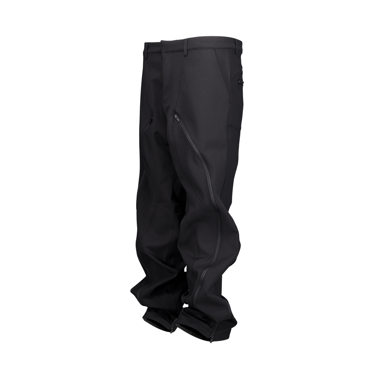 언더마이카 컨투어 집 팬츠 보이드 블랙(Undermycar Contour Zip Pants Void Black) - 2