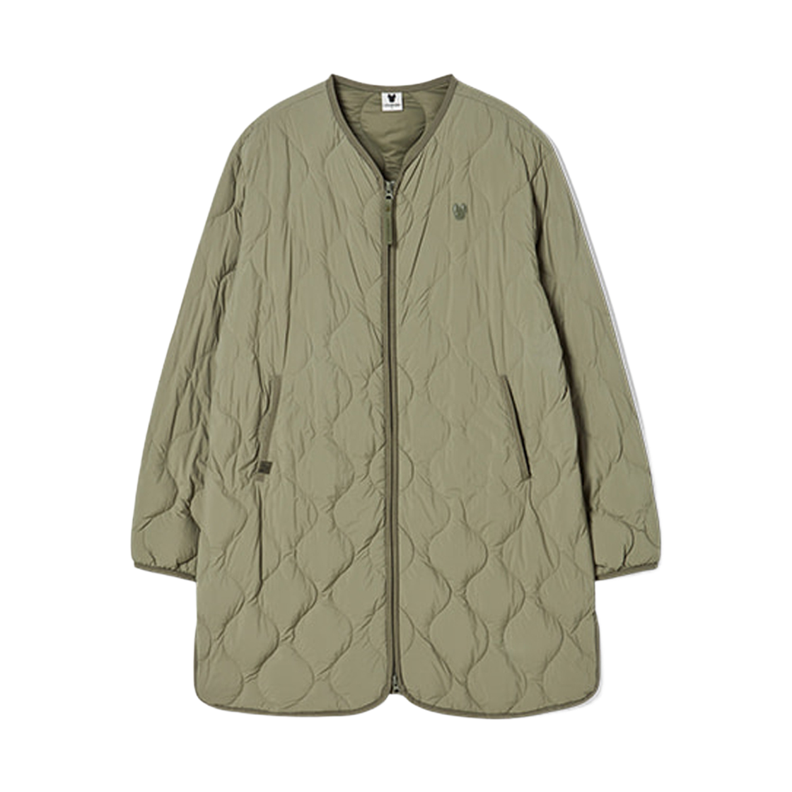 LW254DJ704 Lifework Lite Curved Quilted Long Down Jumper_LW254DJ704