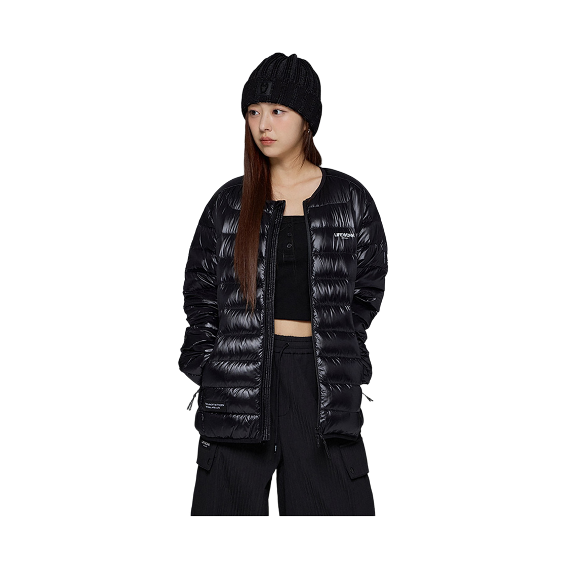 라이프워크 Lite 호리즌 퀼팅 다운 점퍼_LW254DJ100(Lifework Lite Horizon Quilted Down Jumper_LW254DJ100) - 3