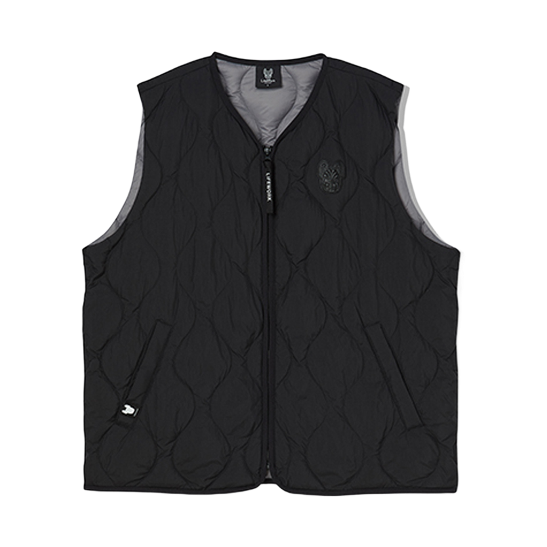 LW244DV100 Lifework Wave Quilted Lightdown Vest_LW244DV100