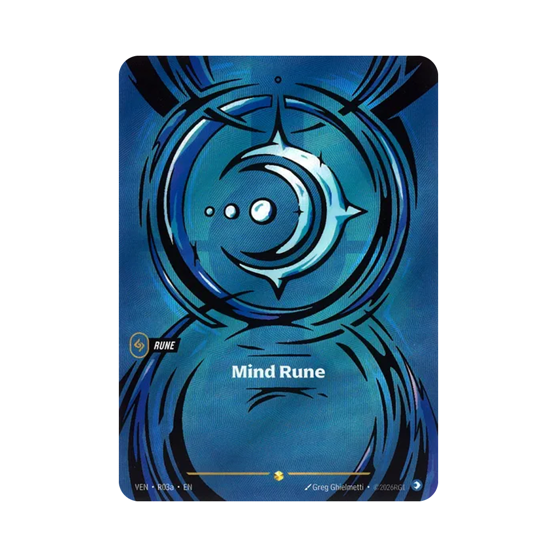 VEN-R03a-F Riftbound Mind Rune S AA Foil Vendetta (English Ver.)