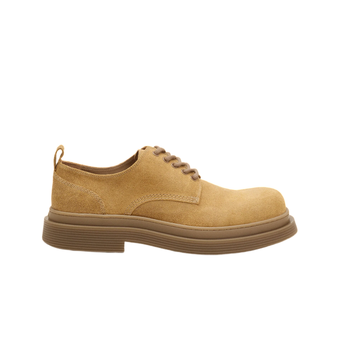 HSV847-AL0205-255 AMI Beige Cow Leather Derbies Shoes Sand