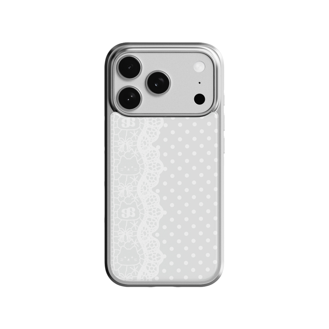 어프어프 레이스 치치 에폭시 케이스 실버(EARPEARP Lace Chichi Epoxy Case Silver)