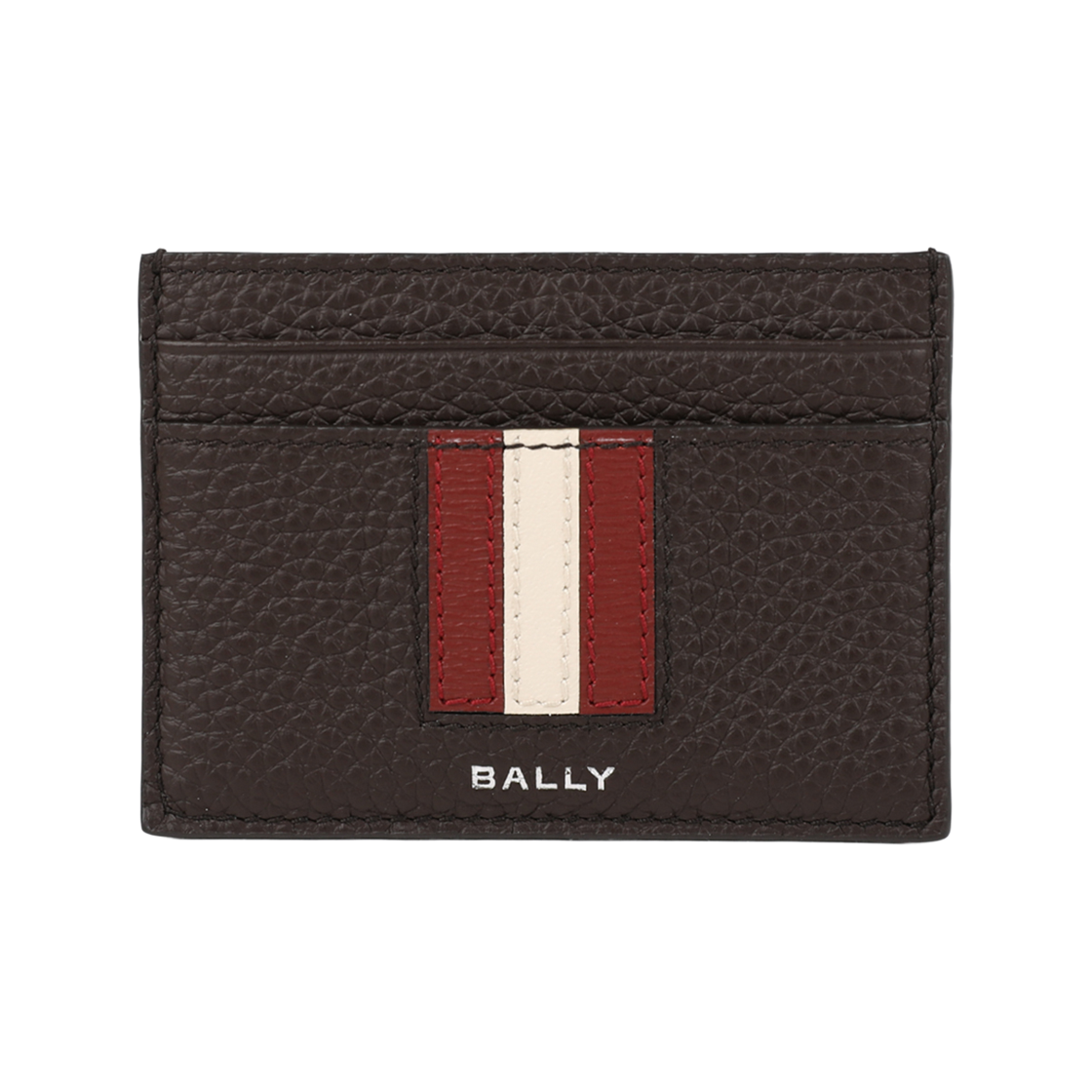 6310659 Bally Teisel Leather Card Holder Brown