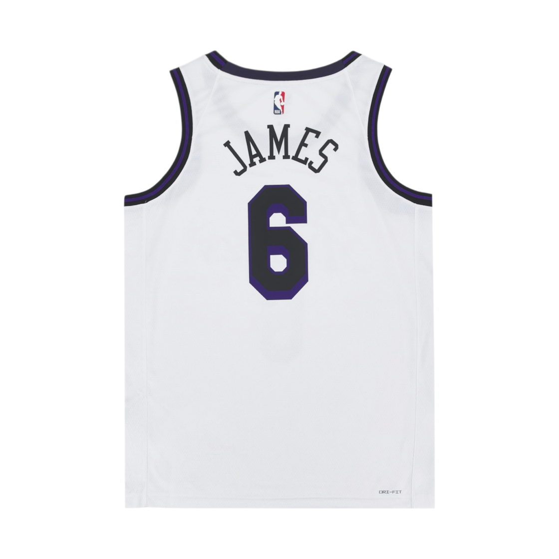 나이키 르브론 제임스 LA 레이커스 시티 에디션 드라이핏 NBA 스윙맨 저지 화이트(Nike LeBron James LA Lakers City Edition Dri-Fit NBA Swingman Jersey White) - 2