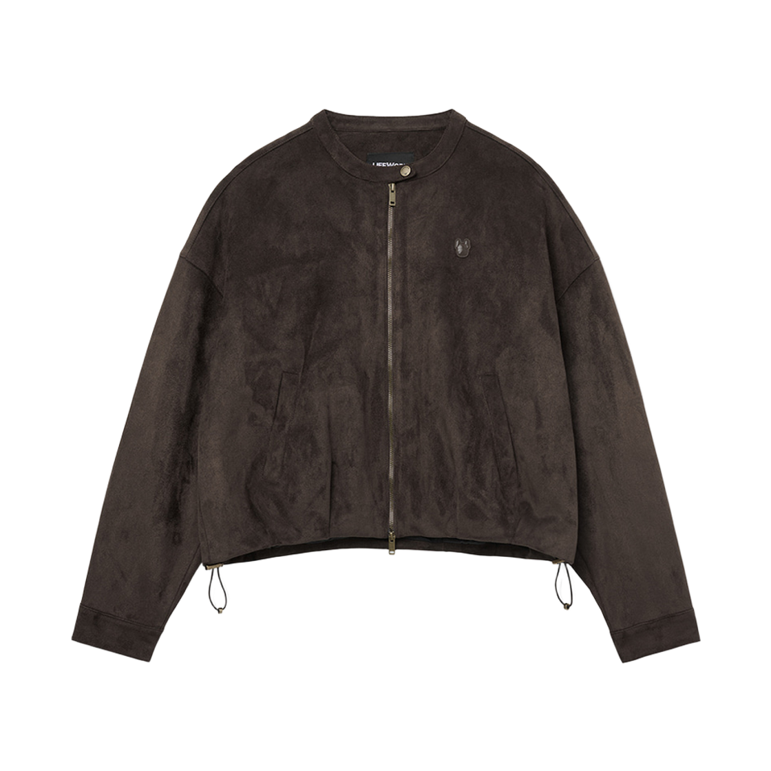 LW263JP615 Lifework Suede Volume Raduck Logo Jumper_LW263JP615