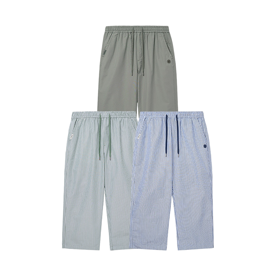 라이프워크 L2 코인와펜 시어서커 밴딩 팬츠_LW262WL478(Lifework L2 Coin Patch Seersucker Banding Pants_LW262WL478) - 3