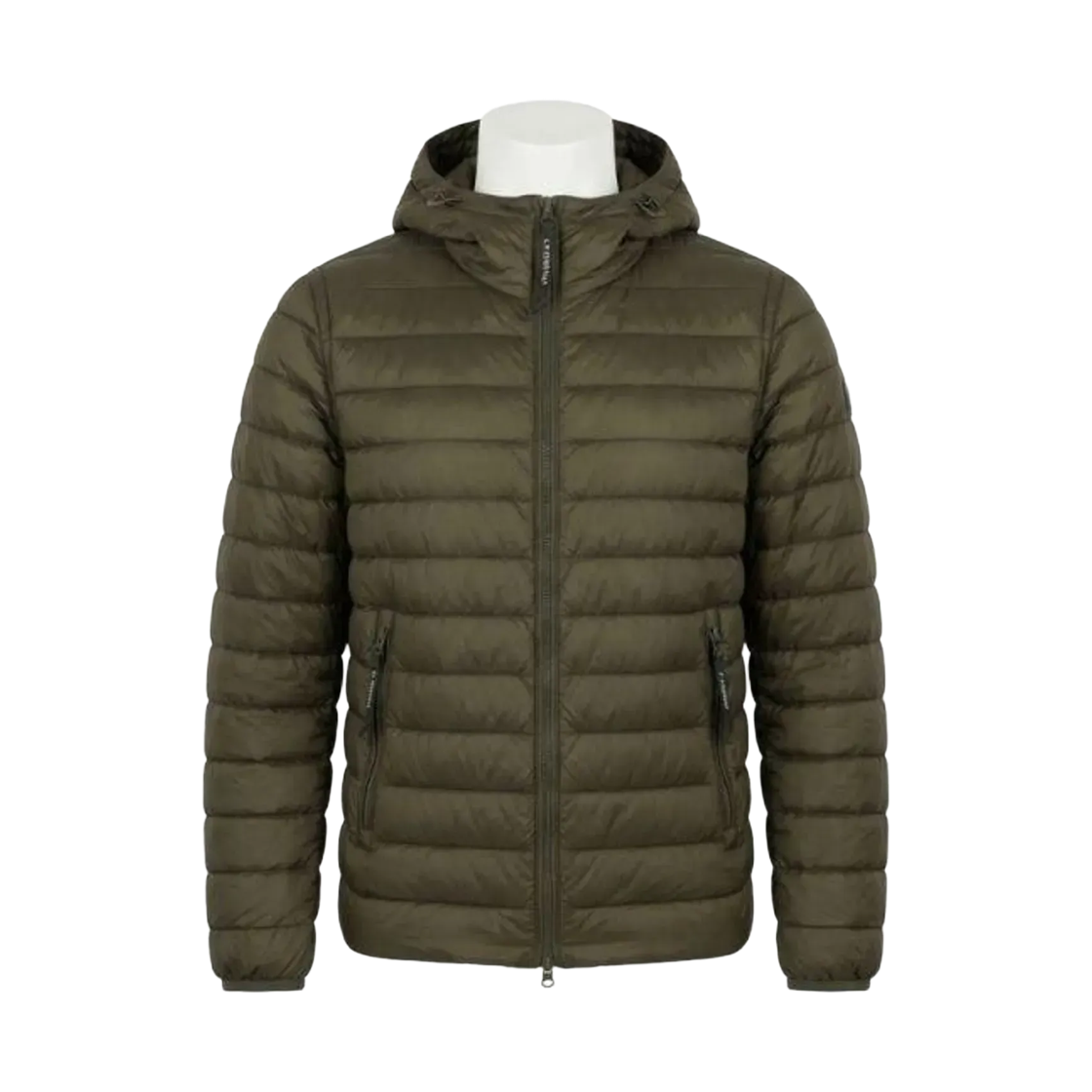 21CMOW126A110416A683 C.P. Company D.D. Shell Hooded Goggle Down Jacket Ivy Green - 26FW