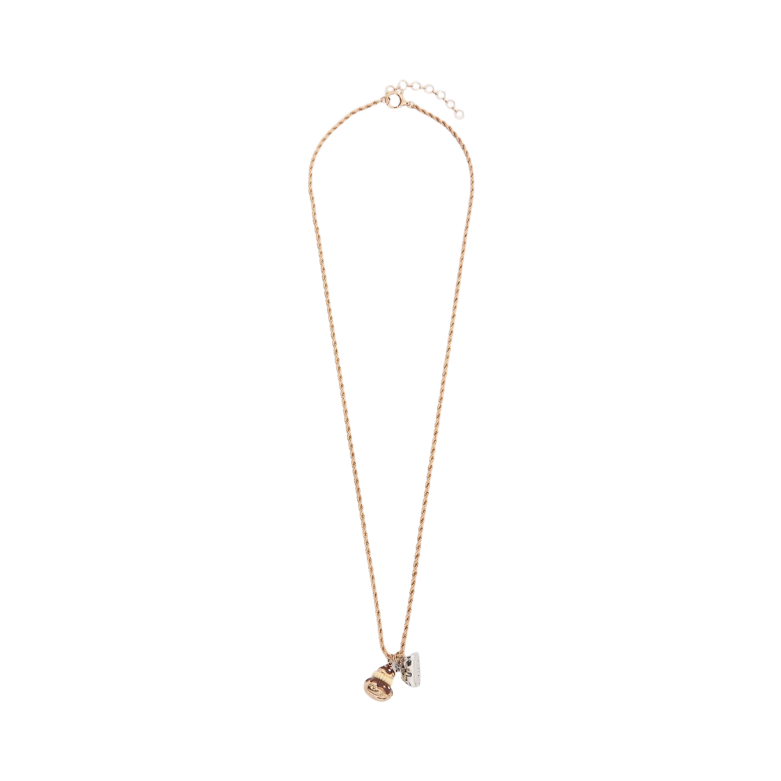 OTTUSO-001 (W) Weekend Max Mara Ottuso Long Necklace with Pendants Gold