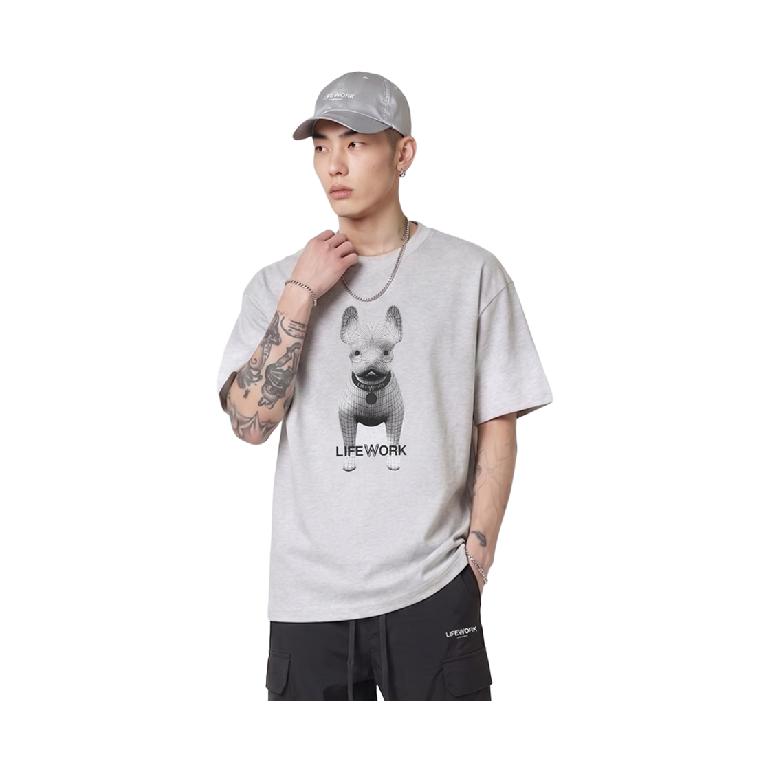라이프워크 3D 라독 스프레이 반팔 티셔츠_LW265TS993(Lifework 3D Radok Spray Short-Sleeve T-Shirt_LW265TS993) - 2