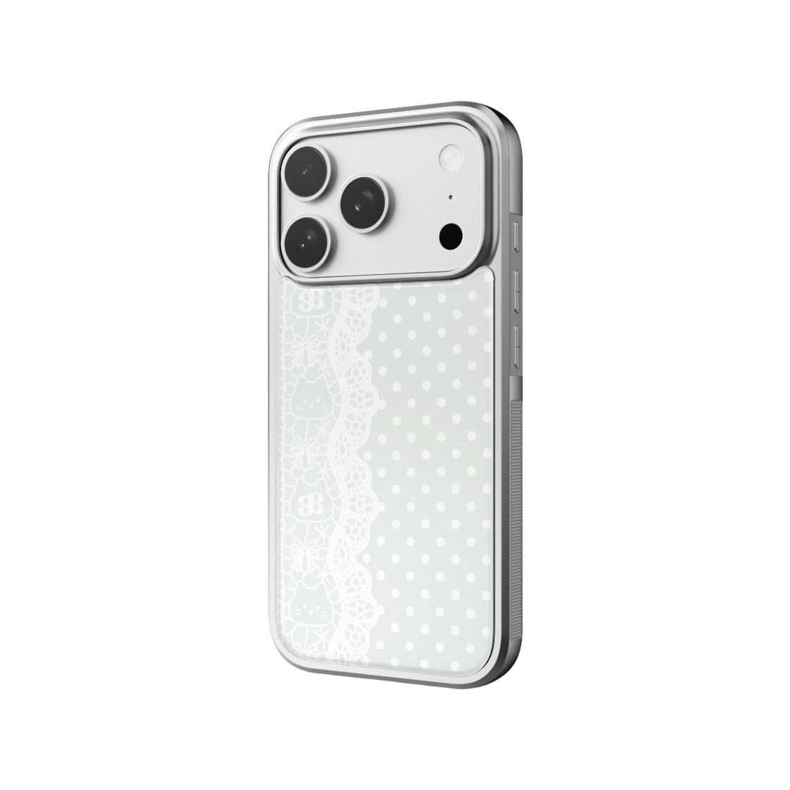 어프어프 레이스 치치 에폭시 케이스 실버(EARPEARP Lace Chichi Epoxy Case Silver) - 2