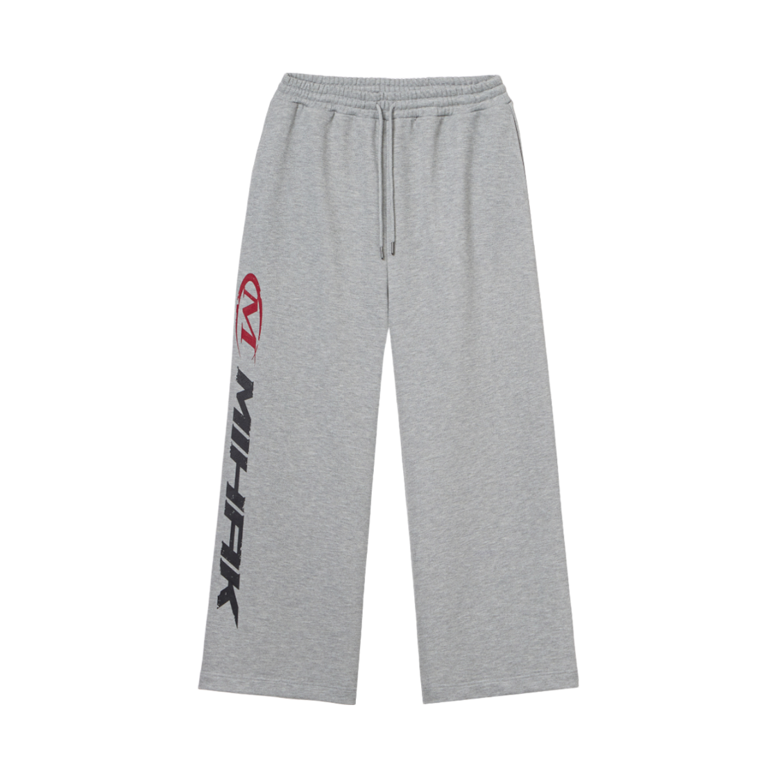 26FMP-1701GRY MIHAK Sponsor Crack Wide Pants  Gray