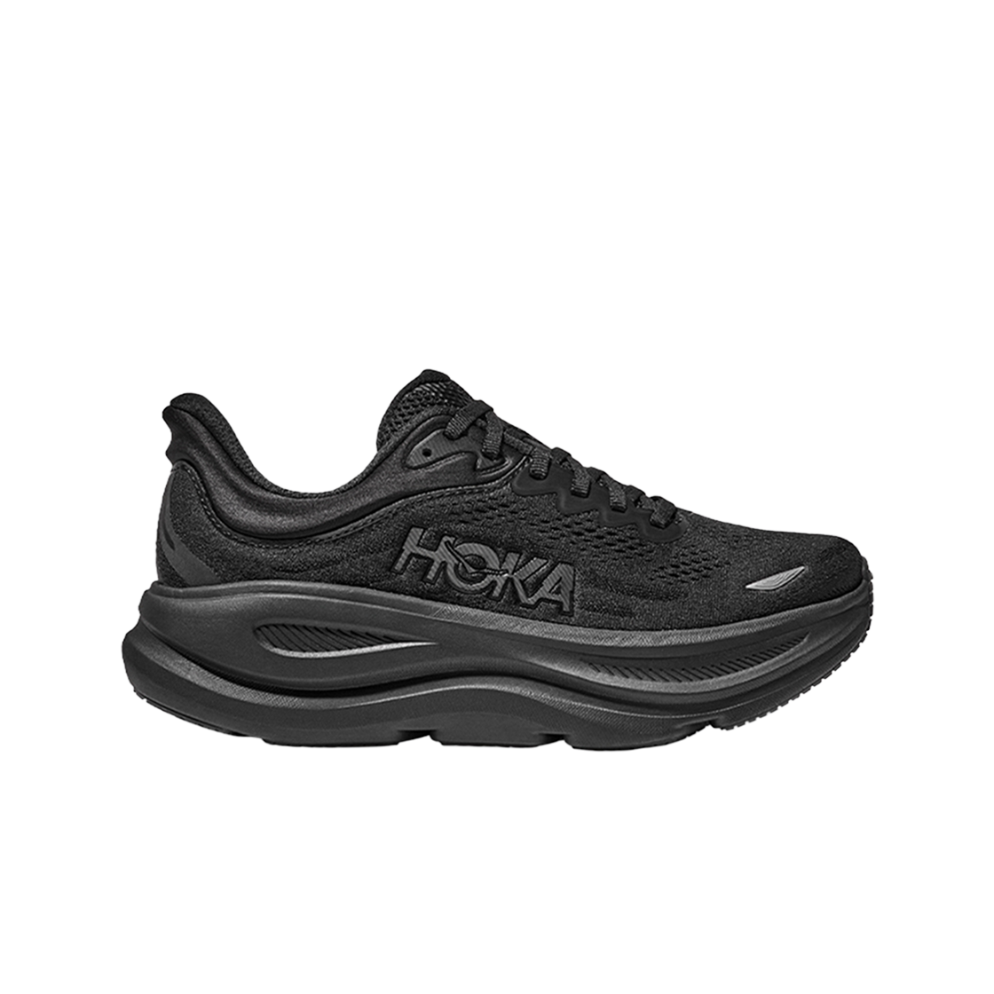 1162013-BBLC [20% 쿠폰] Hoka Bondi 9 Black - Wide