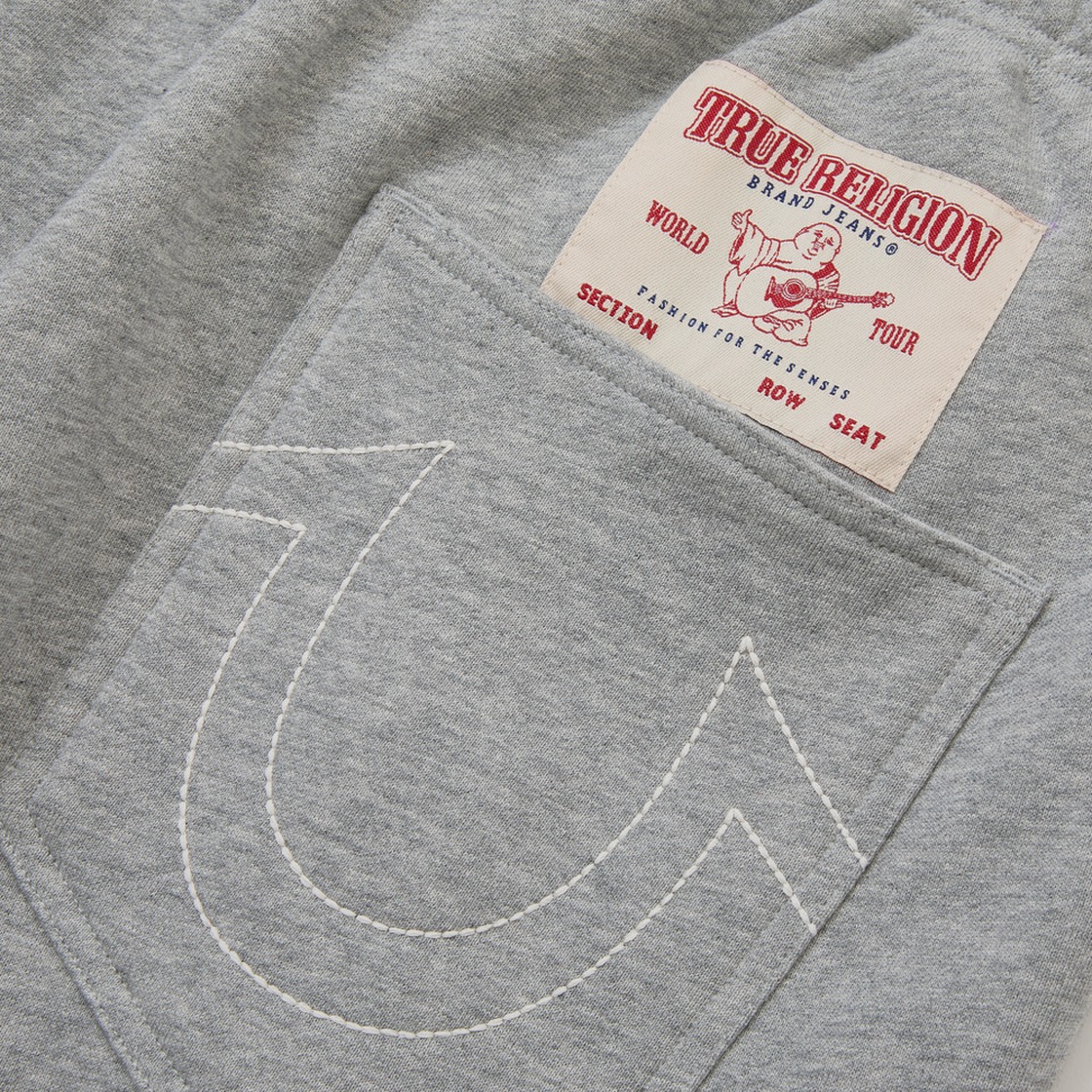 트루릴리젼 글로리어스 스트레이트 스웨트팬츠 - 멜란지 그레이(True Religion Glorious Straight Sweat Pants - Melange Grey) - 3