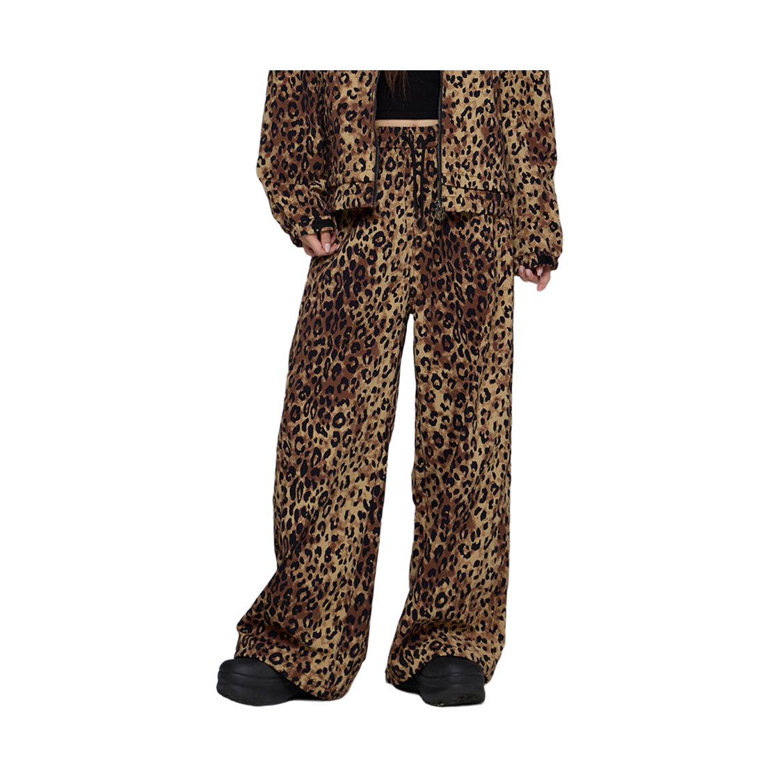 라이프워크 LW3 라독와펜 나일론 스판 와이드 팬츠_LW253WL770(Lifework LW3 Radog Wappen Nylon Stretch Wide Pants_LW253WL770) - 2