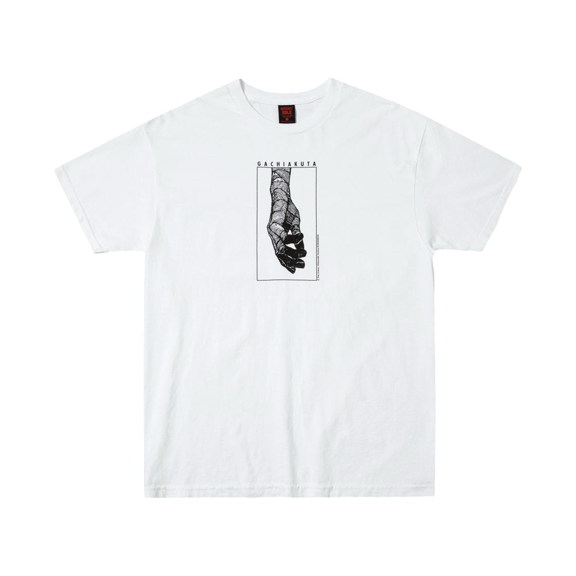 긱스 룰 x 가치아쿠타 실크스크린 프린팅 티셔츠 에니메 버전 화이트(Geeks Rule x Gachiakuta Silkscreen Printing T-Shirt Anime Ver. White) - 1