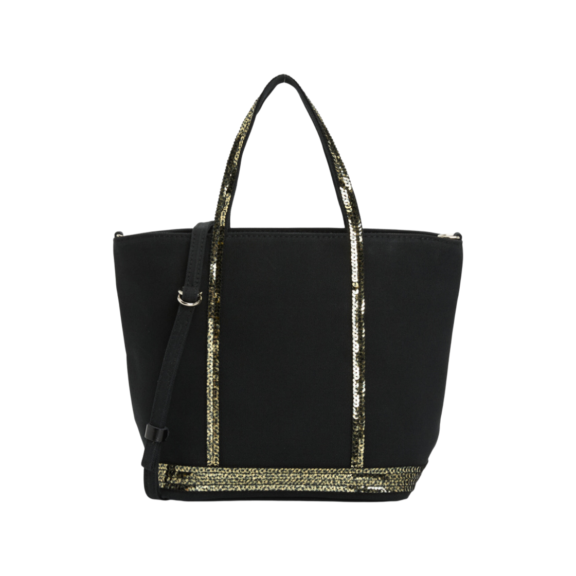 바네사 브루노 캔버스 S 카바스 토트 블랙(Vanessa Bruno Canvas S Cabas Tote Black) - 1