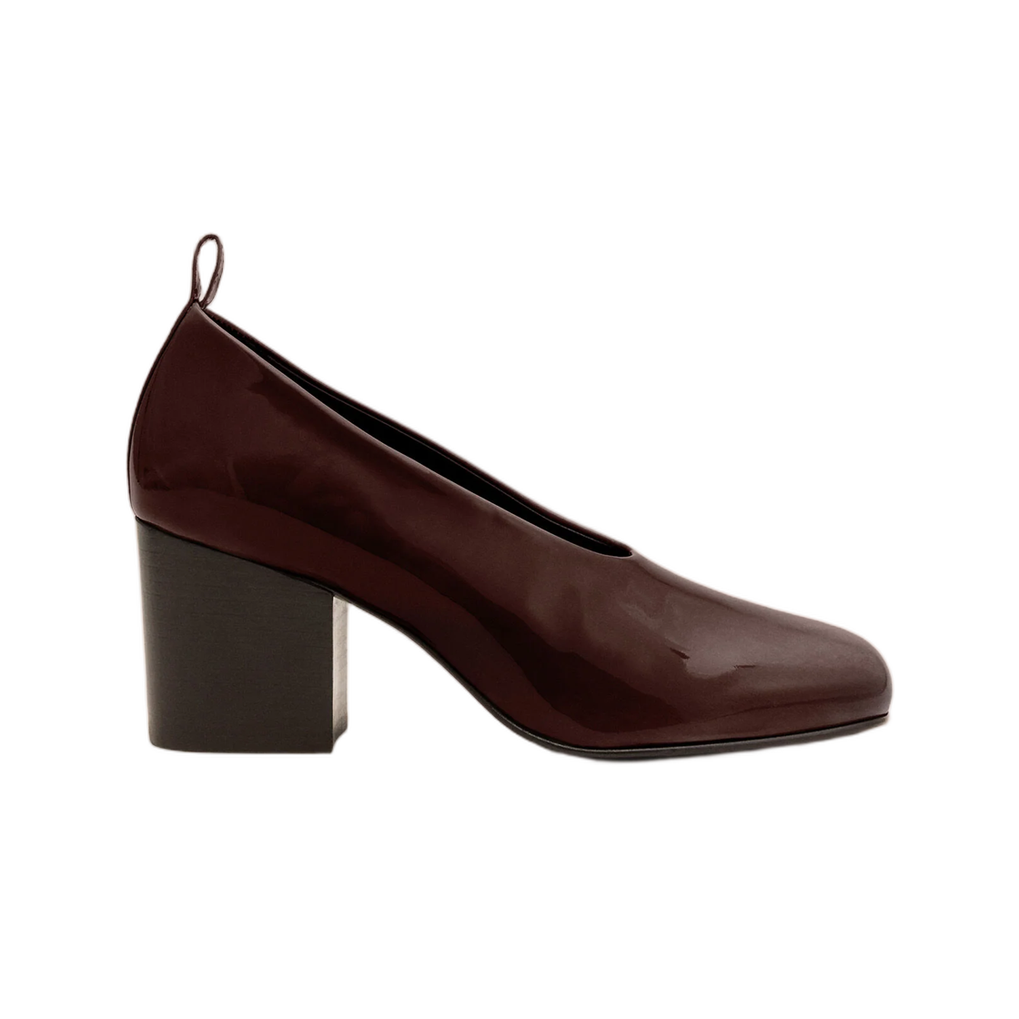(W) 아미 브라운 카우 레더 펌프스 초콜릿 브라운((W) AMI Brown Cow Leather Pumps Chocolate Brown)