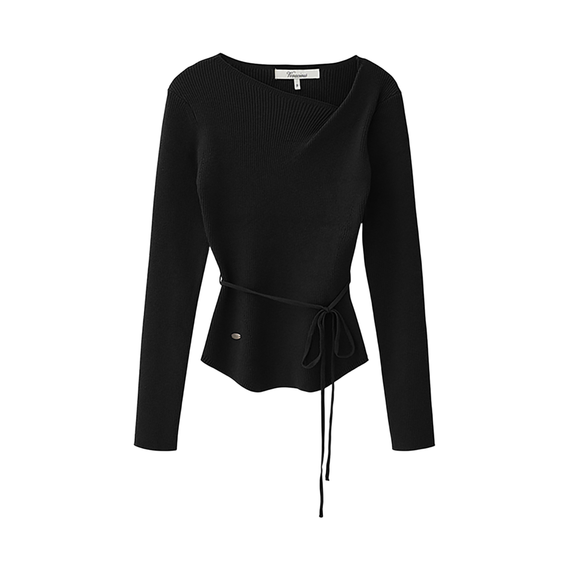 VV63KN12BK VIVACIOUS Allure Twist Slim Knit BLACK