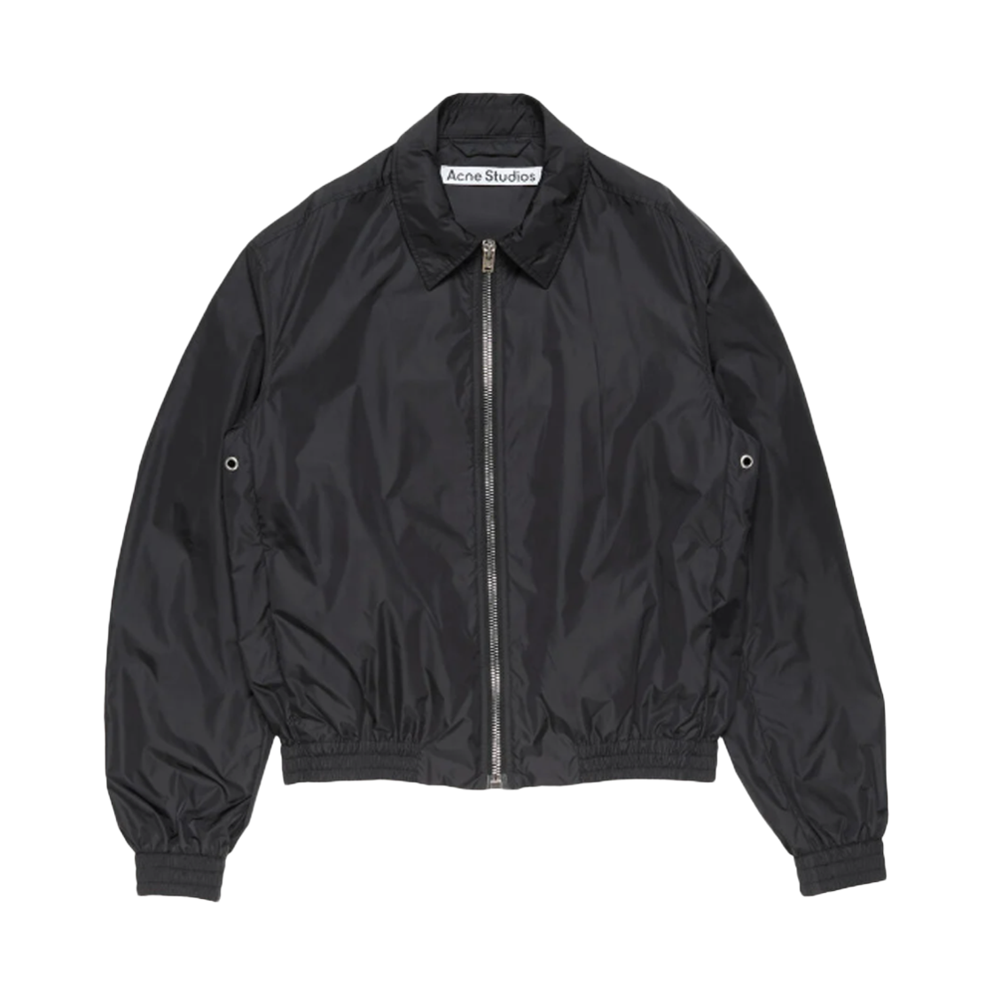 B90866 900 [15% 쿠폰] Acne Studios Logo Technical Jacket Black